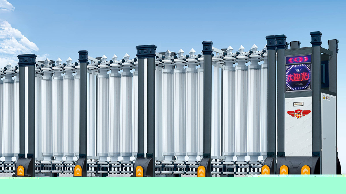 303梟龍系列電動伸縮門展示圖